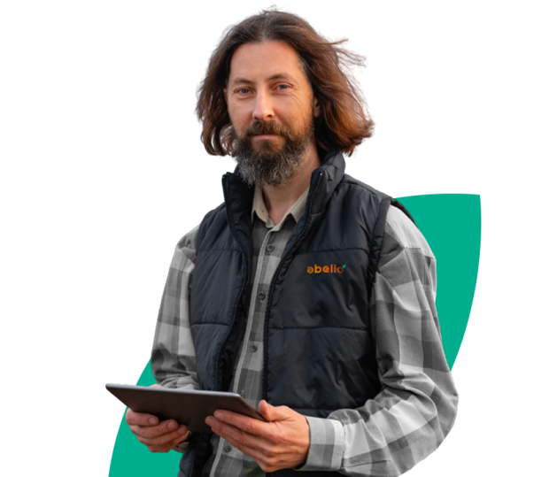 Homme représentant un distributeur